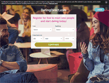 Tablet Screenshot of datingdirect.com